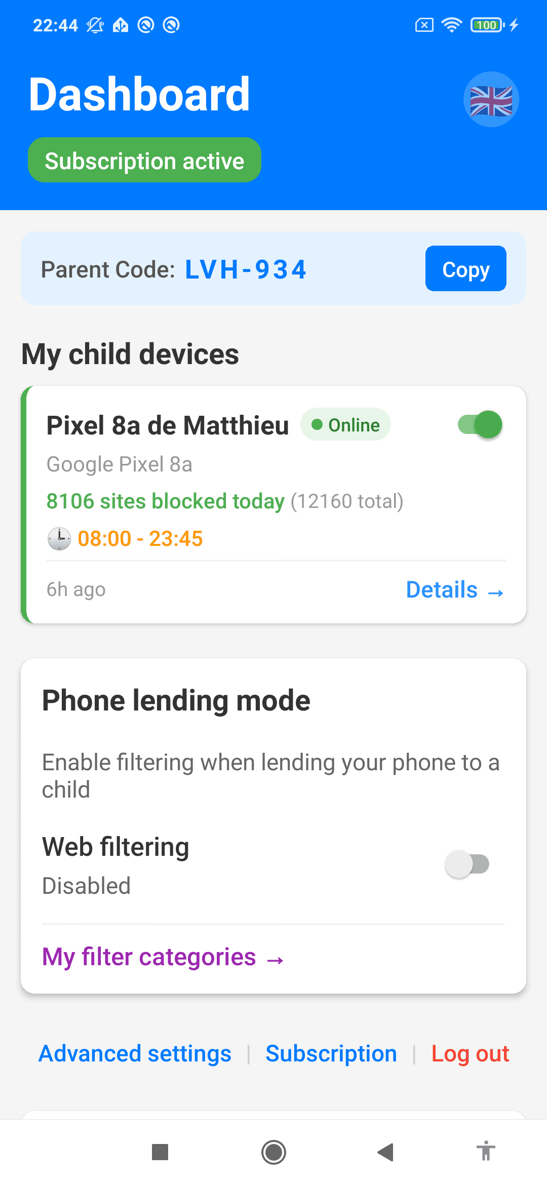 Parent App
